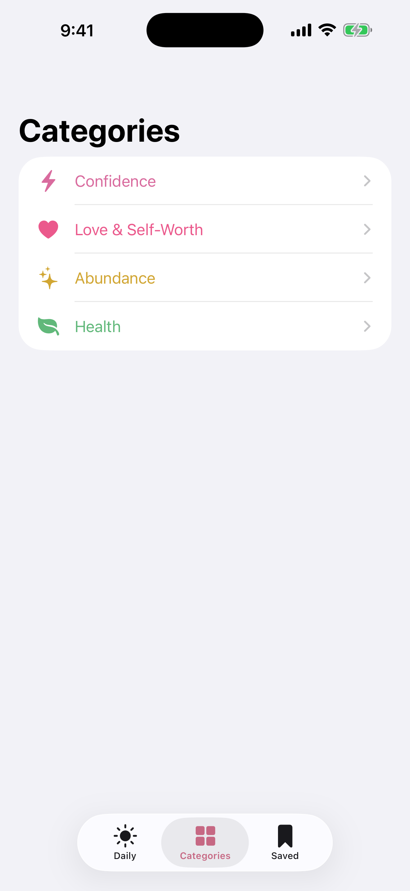 AffirmGen Daily Affirmations screenshot 3