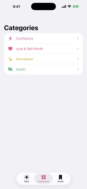 AffirmGen Daily Affirmations screenshot 3