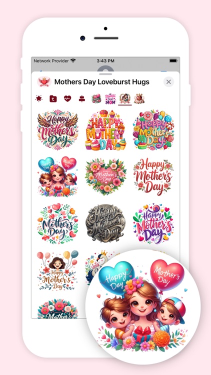 Mother's Day Loveburst Hugs screenshot-3