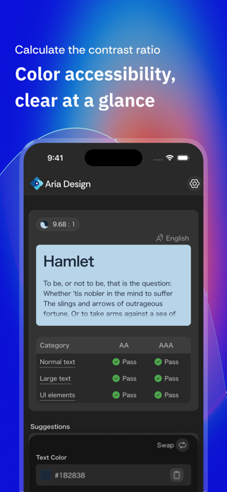Aria: Accessible UI Tool Screenshot 1 of 3
