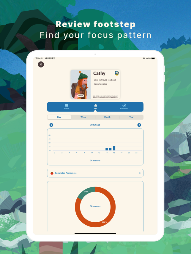 ‎Focus Traveller - Flow Timer Screenshot