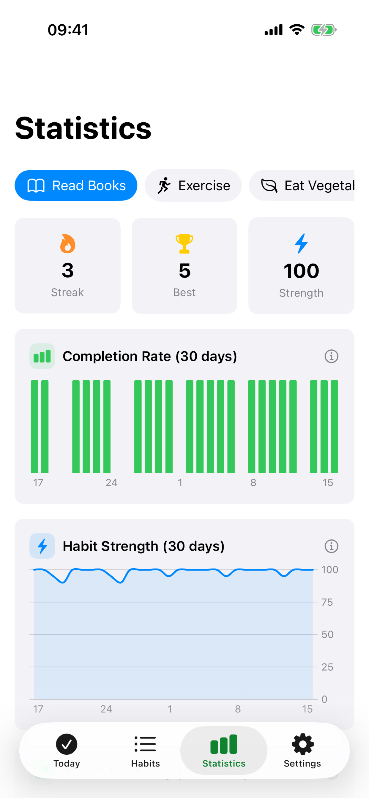 Habit: Streak Tracker & Goals screenshot 3