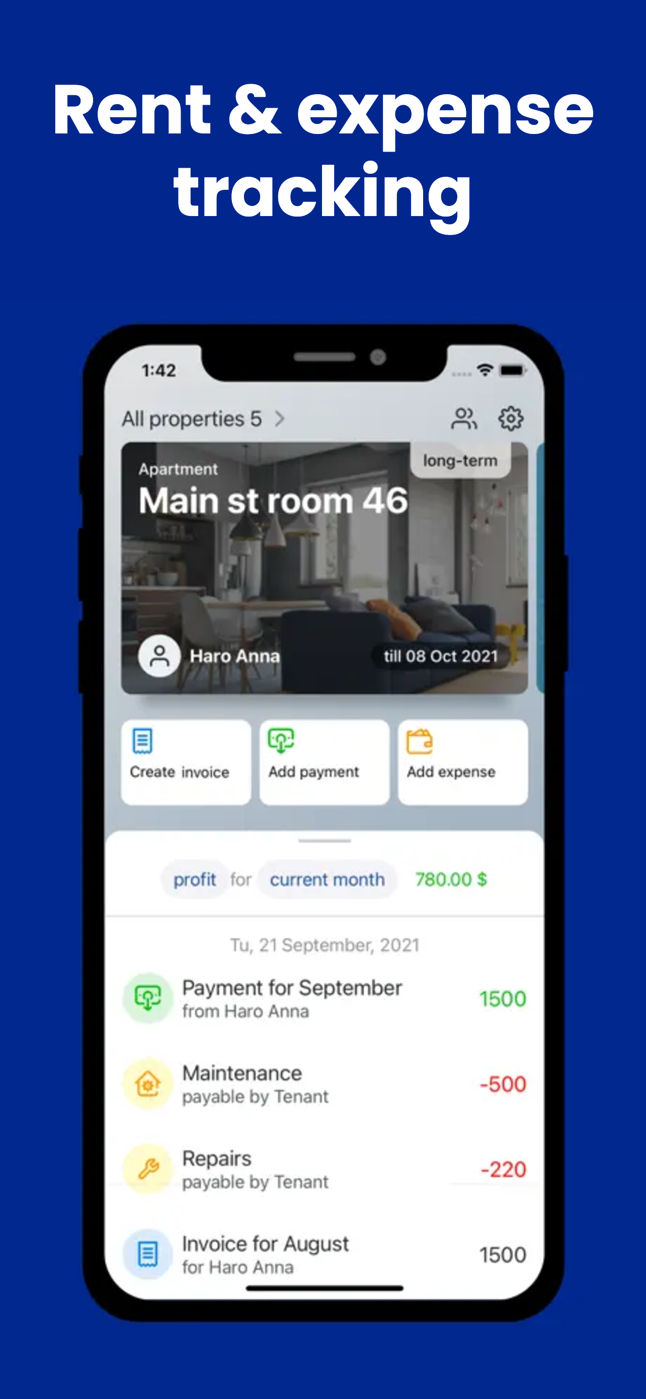 GetRent: Property Management screenshot 2