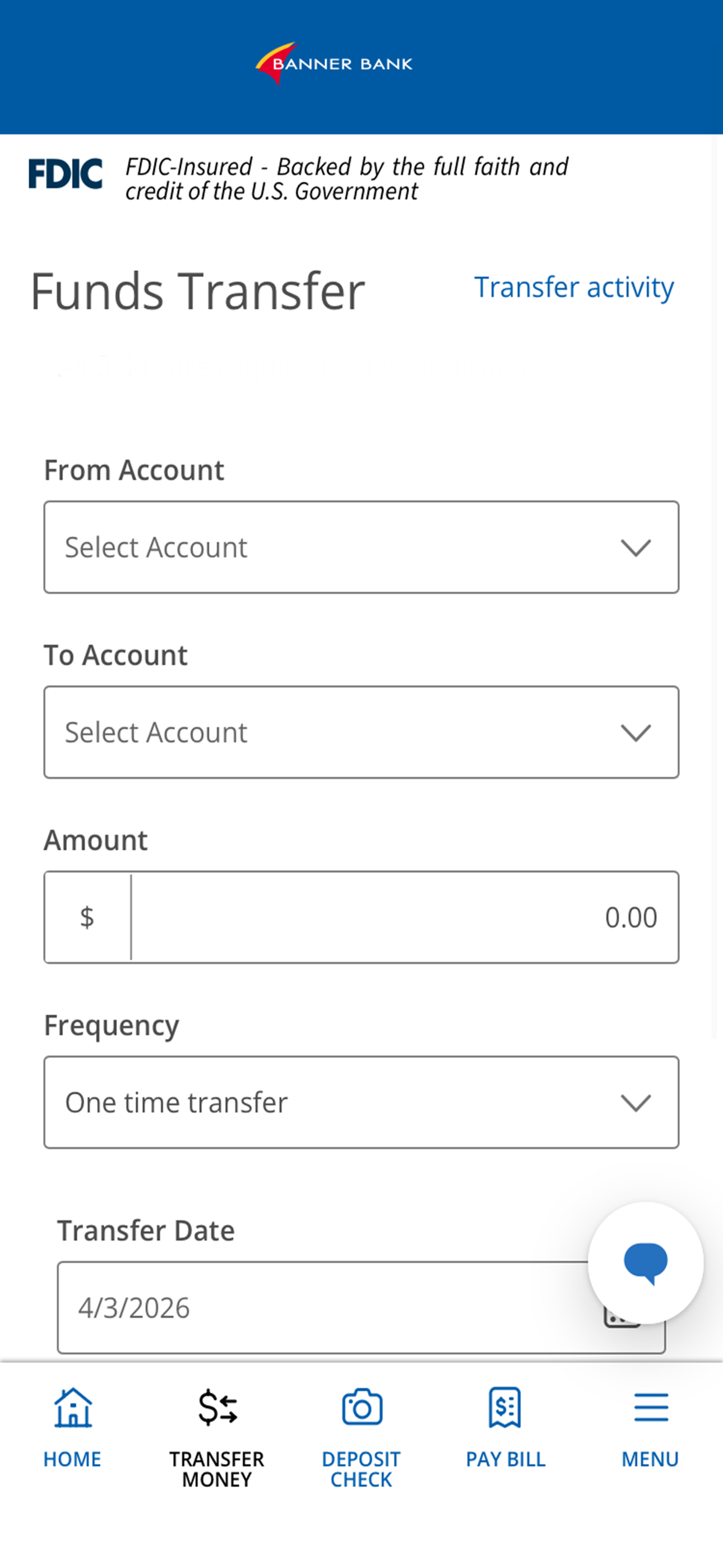 Banner Bank Mobile Banking App