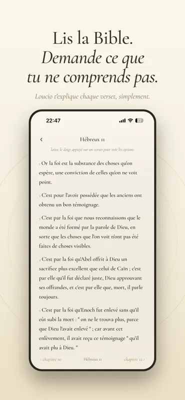 Loucio: Prière Bible Évangile screenshot 5 of 8