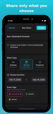 Capacitly: Calendar Sharing Screenshot 1 of 7