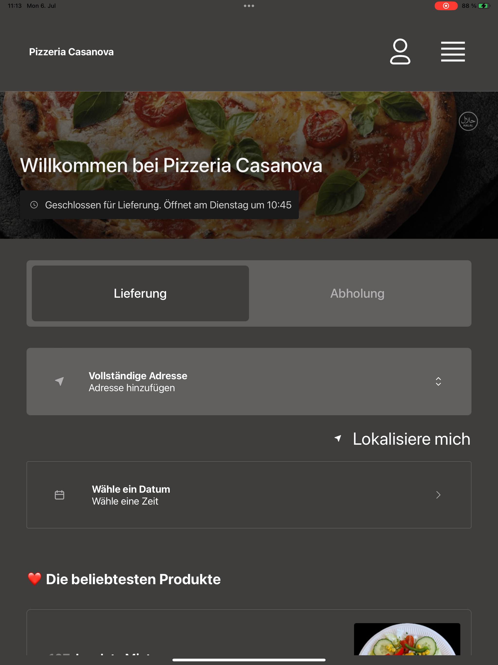 Pizzeria Casanova Hilden screenshot 14