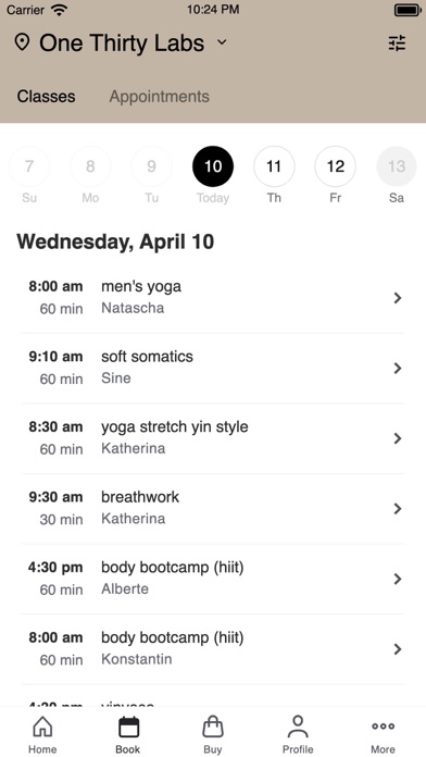 One Thirty Labs Screenshot