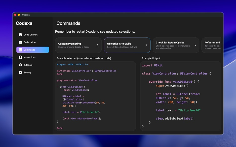 #6. Codexa – Ai Code Converter (macOS) Με: Sami Ullah