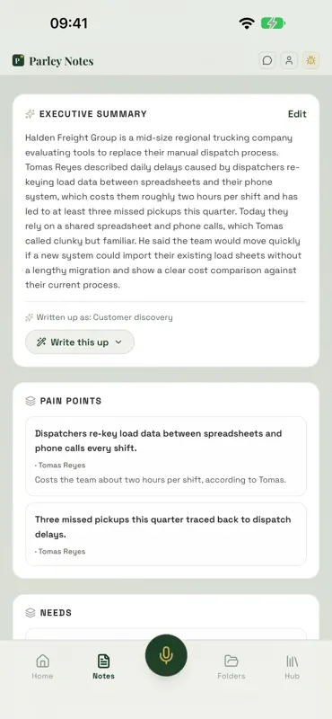 Parley Notes screenshot 6 of 6