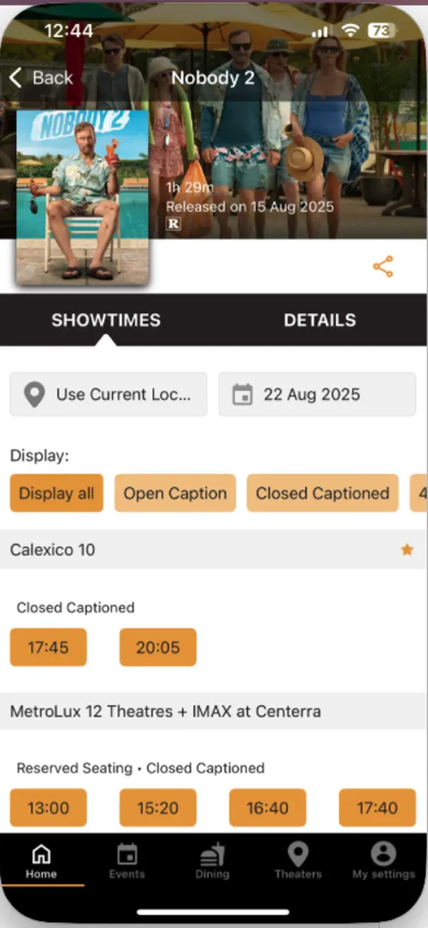 Screenshot #3 pour Metropolitan Theatres