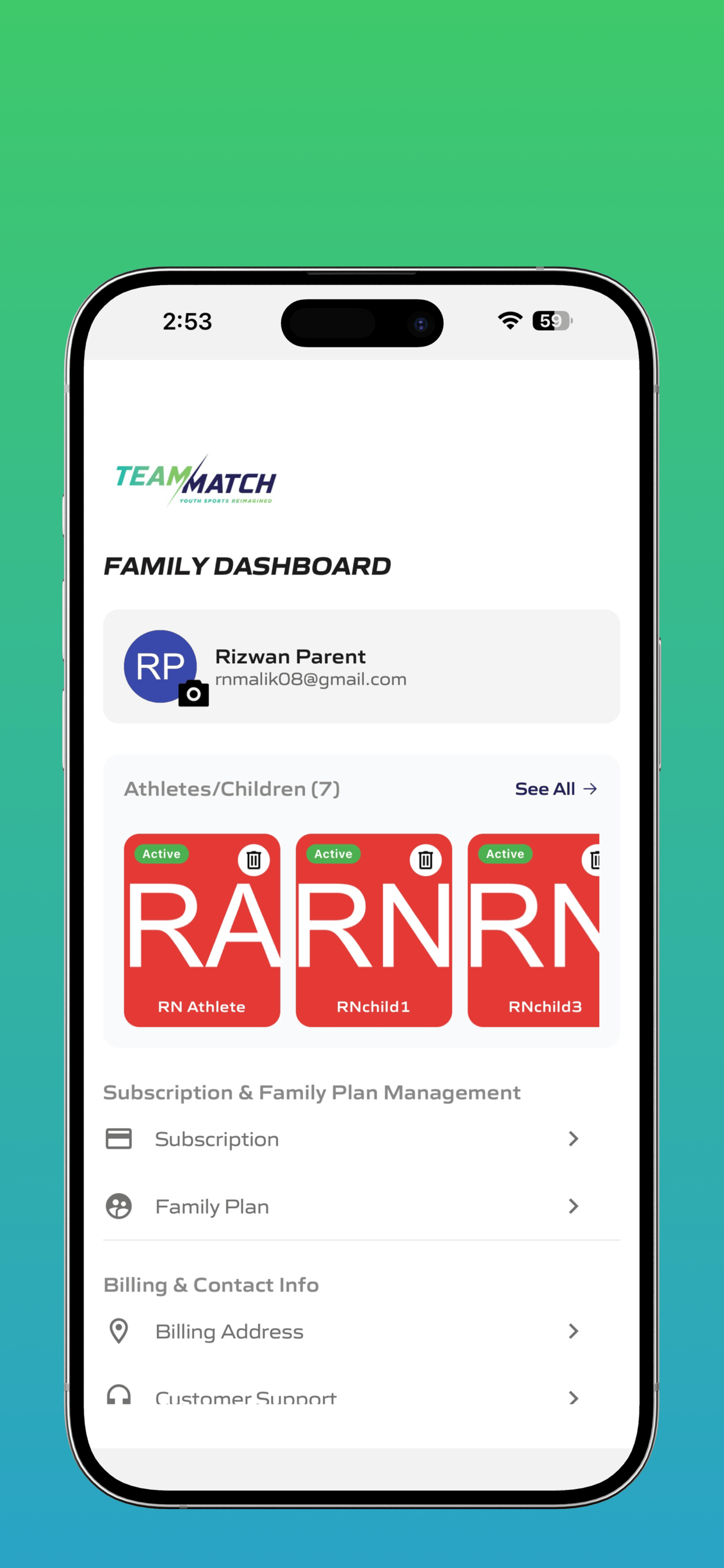 TeamMatch Sports