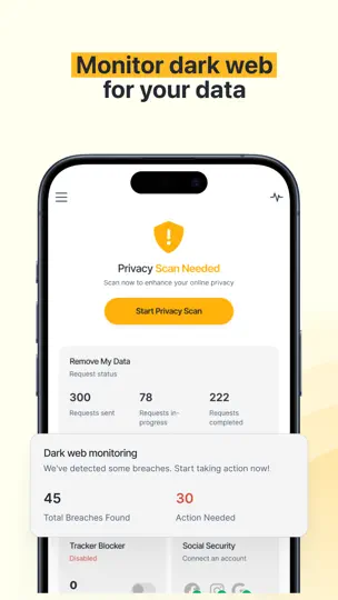 Capture d'écran de PurePrivacy: Digital Security sur iPhone 6