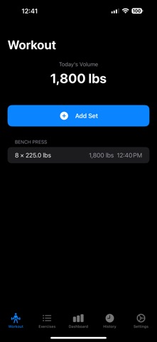 Liftiq: Workout Tracker Screenshot 1 of 4