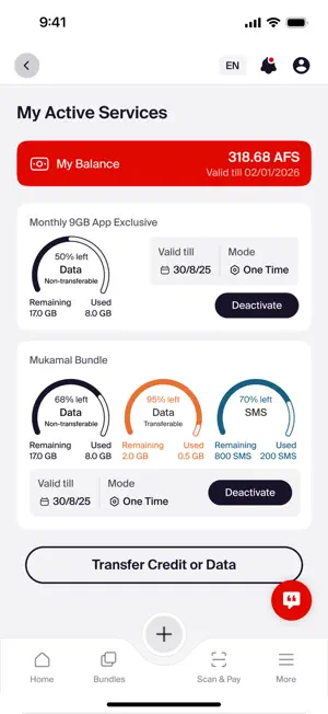 My etisalat AFG screenshot 3