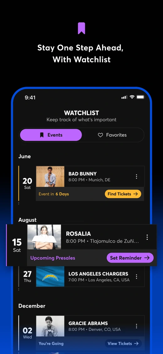 Ticketmaster－Buy, Sell Tickets screenshot 2
