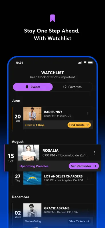 Ticketmaster－Buy, Sell Tickets screenshot 2 of 7
