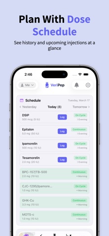 VeriPep: Peptide Tracker Screenshot 8 of 10