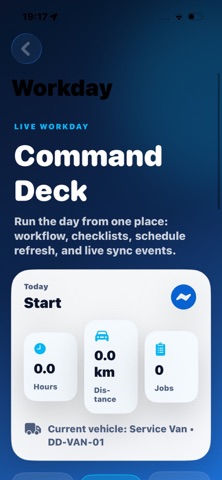DD Work Record screenshot