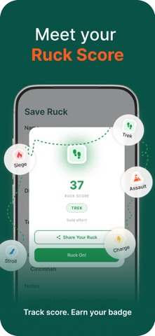 Ruckaroo - Ruck & Hike Tracker screenshot