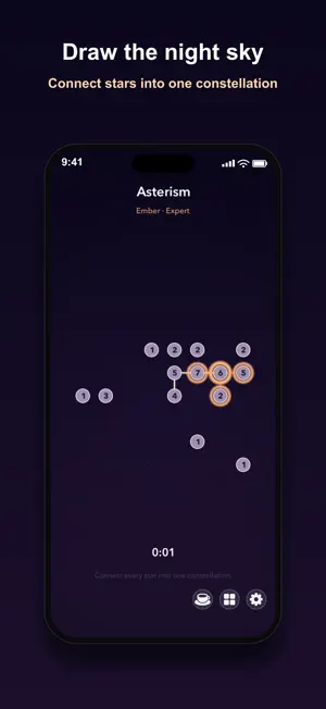 Asterism: Daily Star Puzzle screenshot 1