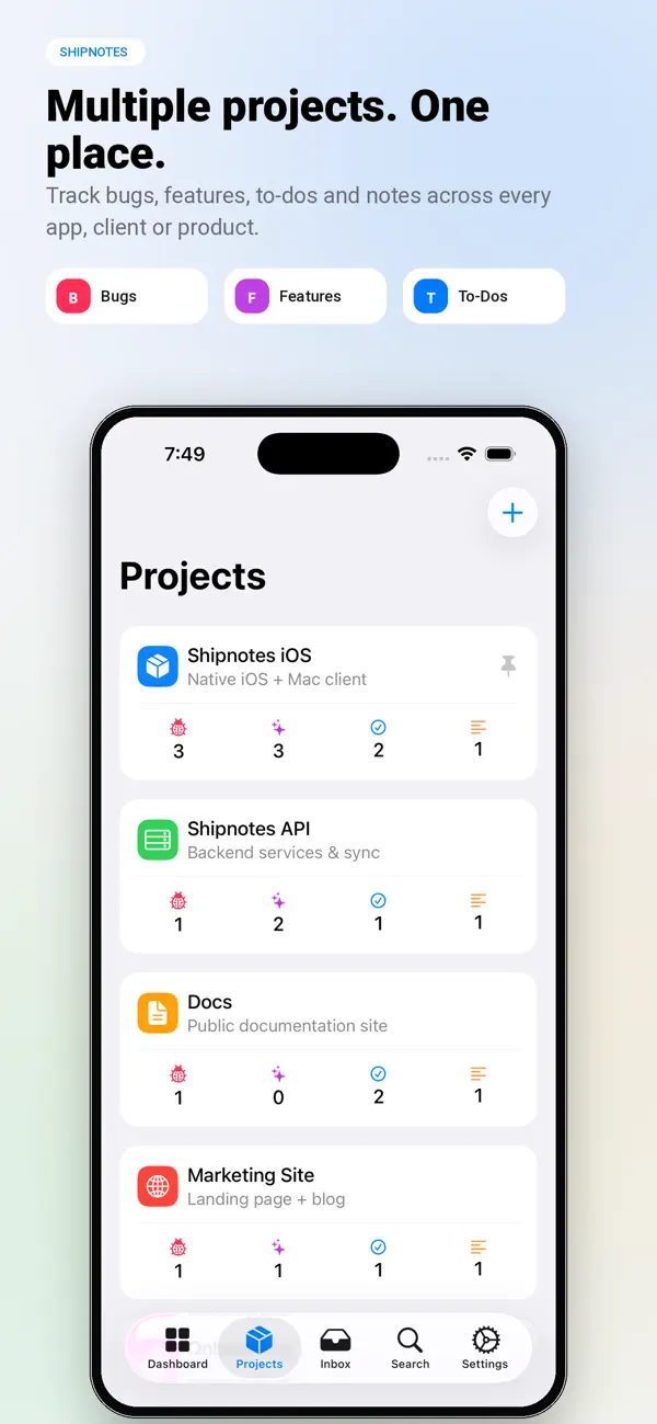 #2. Shipnotes (iOS) By: John Steinmetz