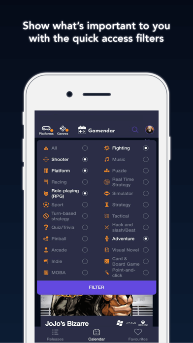Gamendar Screenshot
