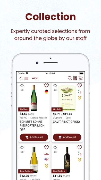 Jason's Wine & Spirits Screenshot