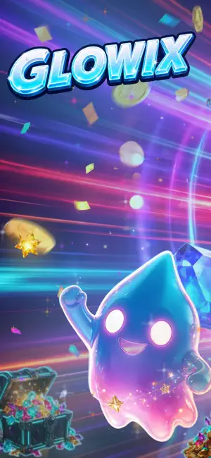 Gem Match 3 Puzzle: Glowix screenshot 1