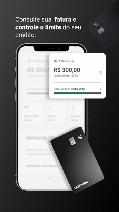 Cartão de crédito Samsung Itaú Screenshot