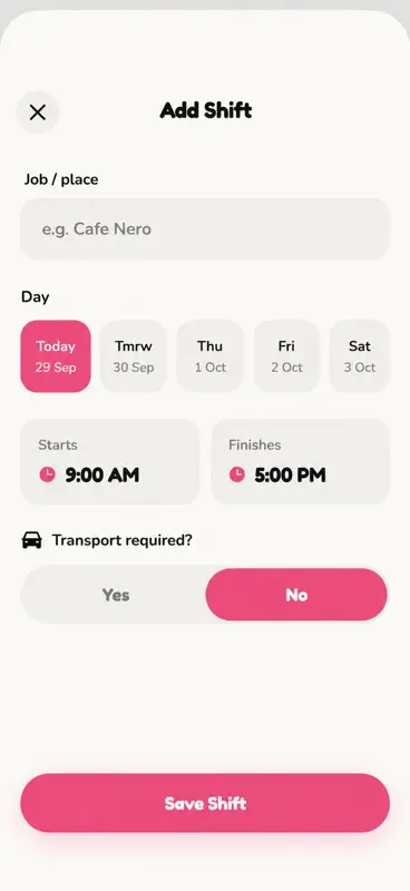 My Shift Share screenshot 6 of 9