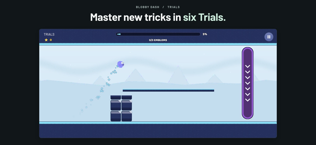 Screenshot 3 of Blobby Dash: Anti Gravity Run