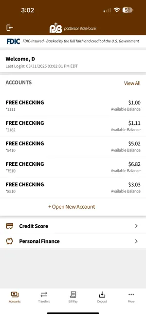 Patterson State Bank screenshot 3