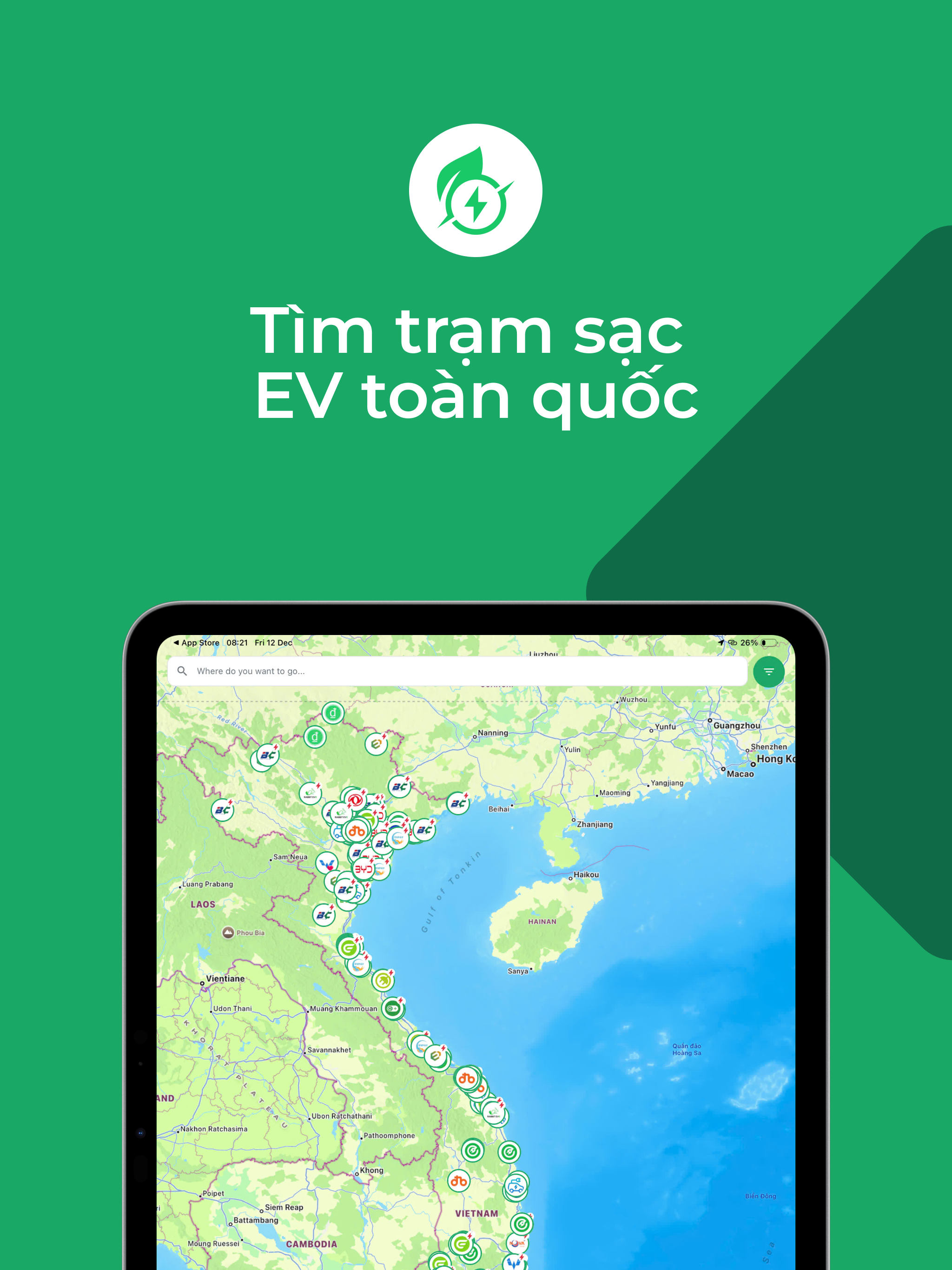 Trạm EV - Vietnam EV Map