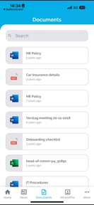 Involv Intranet screenshot