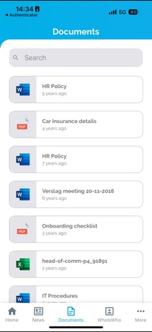 Involv Intranet Screenshot 4 of 5