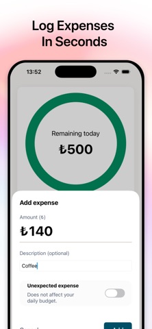 Dayli: Daily Spending Limit screenshot