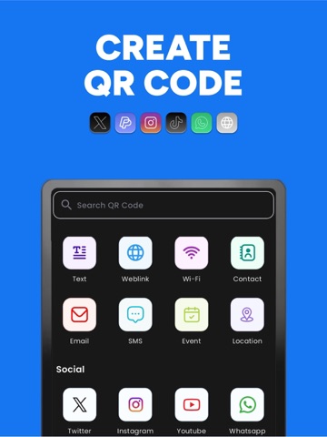 QR Scan · iPad screenshot