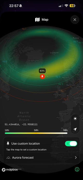 Borealis: Aurora Tracker Screenshot 2 of 9
