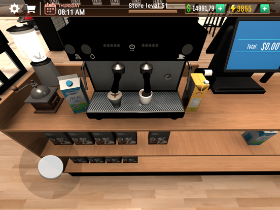 Coffee Shop Simulator 3D Cafe iPad screenshot 5 - Games app