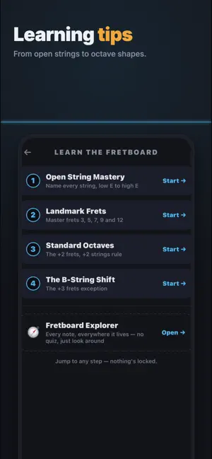 Fretboard King: Guitar notes screenshot 3