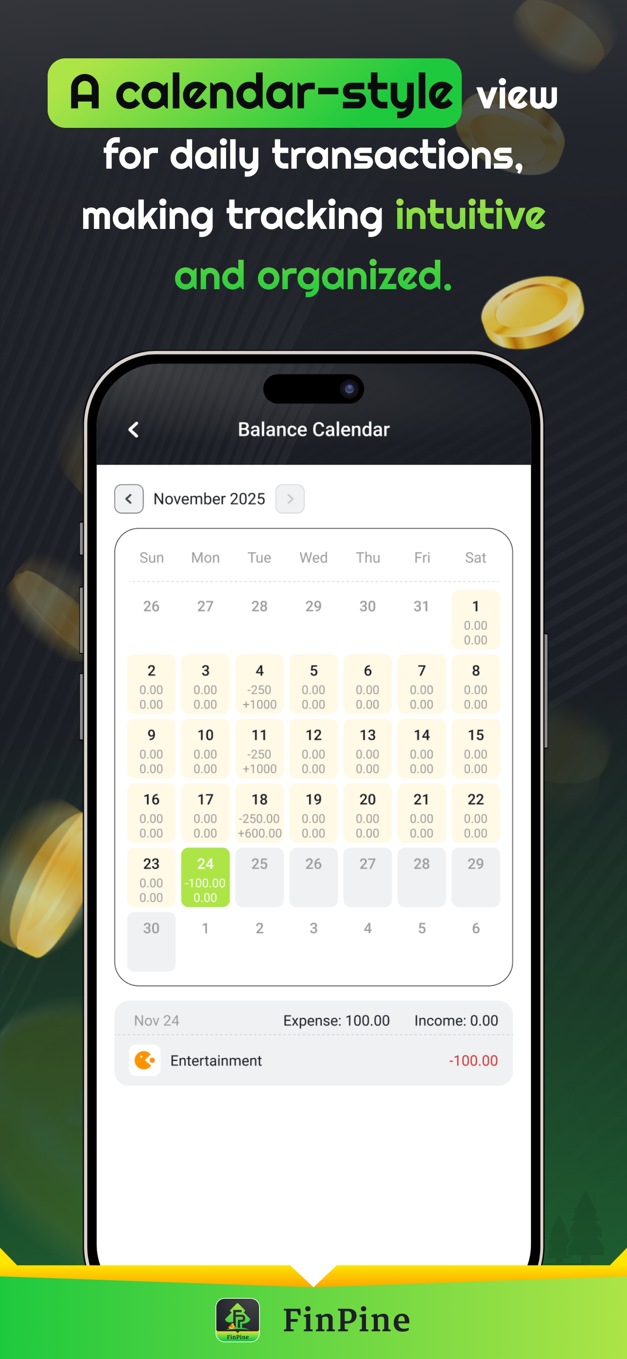 FinPine – Budget & Expense