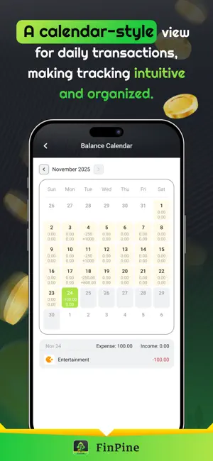 FinPine – Budget & Expense iPhone screenshot 3