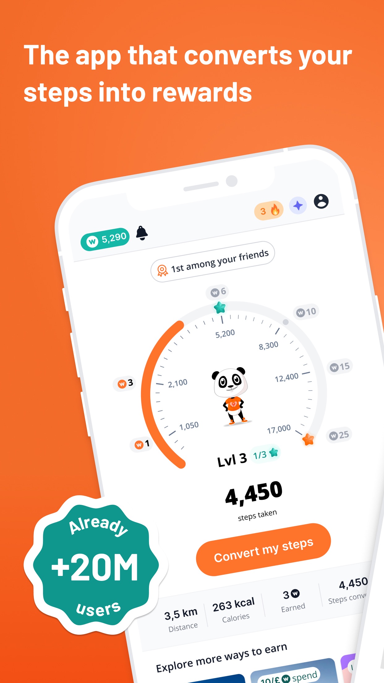 WeWard - The Walking App screenshot 1