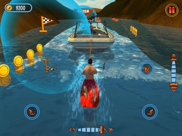 Water Surfing Stunt Mania iPad screenshot