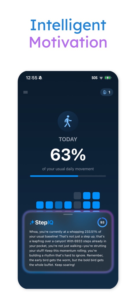 Steps App Walk Coach - Step AI - Health & Fitness App | MWM