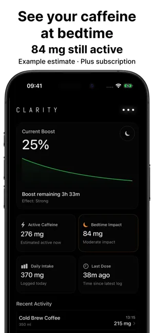Clarity: Caffeine Tracker screenshot 1