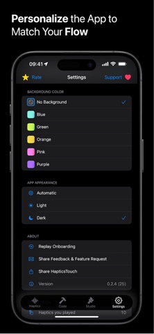Haptics Touch: Vibration Test screenshot