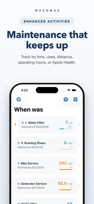 WhenWas screenshot 4