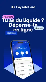 paysafecard-paiements prépayés iPhone Captures Décran 1